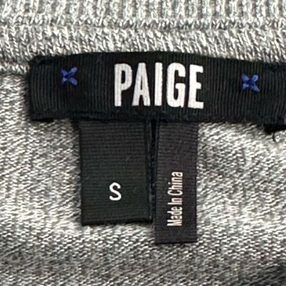 Paige Heather Grey Ruffled Sleeve Sweater - Picture 4 of 7